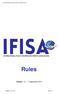 International Flight Information Service Association Rules. Rules. Version: st September Version: /09/15 Page 1