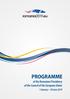PROGRAMME of the Romanian Presidency of the Council of the European Union