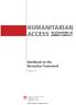 HUMANITARIAN Access. Handbook on the Normative Framework. in SituationS of armed ConfliCt. Version 1.0