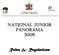 MINISTRY OF EDUCATION PAN IN THE CLASSROOM UNIT NATIONAL JUNIOR PANORAMA Rules & Regulations