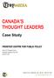 CANADA S THOUGHT LEADERS