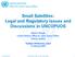 Small Satellites: Legal and Regulatory Issues and Discussions in UNCOPUOS