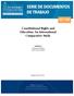 SDT$406$ Constitutional Rights and Education: An International Comparative Study. Autores: Sebastian Edwards Alvaro Garcia-Marin