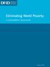Eliminating World Poverty: a consultation document