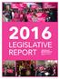 2016 LEGISLATIVE REPORT