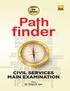 Pathfinder Civil Services Main Examination. Editor Dr. Divya S. Iyer