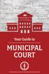 Your Guide to MUNICIPAL COURT A NEW JERSEY STATE BAR FOUNDATION PUBLICATION