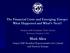 Mark Allen. The Financial Crisis and Emerging Europe: What Happened and What s Next? Senior IMF Resident Representative for Central and Eastern Europe