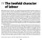 IV The twofold character of labour
