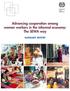 Advancing cooperation among women workers in the informal economy: The SEWA way SUMMARY REPORT