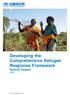 Developing the Comprehensive Refugee Response Framework Special Appeal 2017