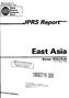 East Asia. mom 059. JPRS Repor. Korea: KULLOJA JJ&TäJSD^ No 3, March mc^i^m nomi JPRS-AKU SEPTEMBER 1989