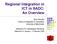 Regional Integration in ICT in SADC: An Overview