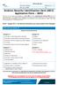 Aviation Security Identification Card (ASIC) Application Form S002