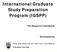 International Graduate Study Preparation Program (IGSPP)