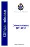 Crime Statistics 2011/2012