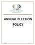 ANNUAL ELECTION POLICY