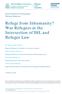 Refuge from Inhumanity? War Refugees at the Intersection of IHL and Refugee Law