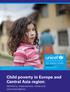 Child poverty in Europe and Central Asia region: