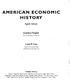 AMERICAN ECONOMIC HISTORY