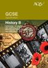 GCSE. Specification. History B Full Course for assessment and certification in 2014 Short Course for assessment and certification in 2014