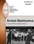 Ernest Manirumva Murdered Human Rights Defender