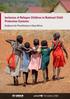 Inclusion of Refugee Children in National Child Protection Systems: Guidance for Practitioners in East Africa