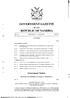 GOVERNMENT GAZETTE OF THE REPUBLIC OF NAMIBIA CONTENTS