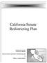 California Senate Redistricting Plan