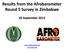 Results from the Afrobarometer Round 5 Survey in Zimbabwe