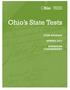 Ohio s State Tests ITEM RELEASE SPRING 2015 AMERICAN GOVERNMENT