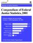 Compendium of Federal Justice Statistics, 2001