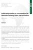 From Politicization to Securitization of Maritime Security in the Gulf of Guinea