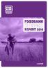 FOODBANK REPORT 2018
