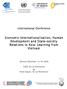 Economic Internationalisation, Human Development and State-society Relations in Asia: Learning from Vietnam