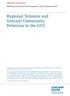 Regional Tensions and Internal Community Relations in the GCC