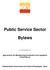 Public Service Sector. Bylaws