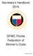 Secretary s Handbook GFWC Florida Federation of Women s Clubs