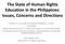 The State of Human Rights Education in the Philippines: Issues, Concerns and Directions