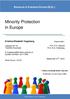 Minority Protection in Europe