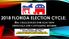 2018 FLORIDA ELECTION CYCLE: