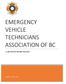 EMERGENCY VEHICLE TECHNICIANS ASSOCIATION OF BC CONSTITUTION AND BYLAWS