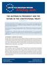 THE AUSTRIAN EU PRESIDENCY AND THE FUTURE OF THE CONSTITUTIONAL TREATY