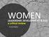 WOMEN. LEADERSHIP, DEVELOPMENT & AID: a critical review Farah Kabir