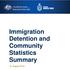 Immigration Detention and Community Statistics Summary