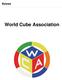 Bylaws. World Cube Association