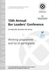 13th Annual Bar Leaders Conference