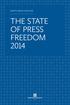 THE STATE OF PRESS FREEDOM