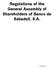 Regulations of the General Assembly of Shareholders of Banco de Sabadell, S.A.