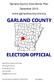 Garland County Vote Center Plan December